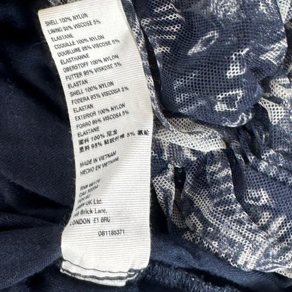 Free People Lilia Women's Top‎ Smocked Cropped Sz L